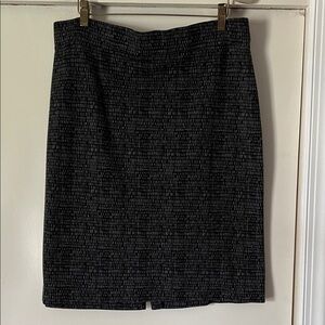 Counterparts Charcoal Textured Pencil Skirt